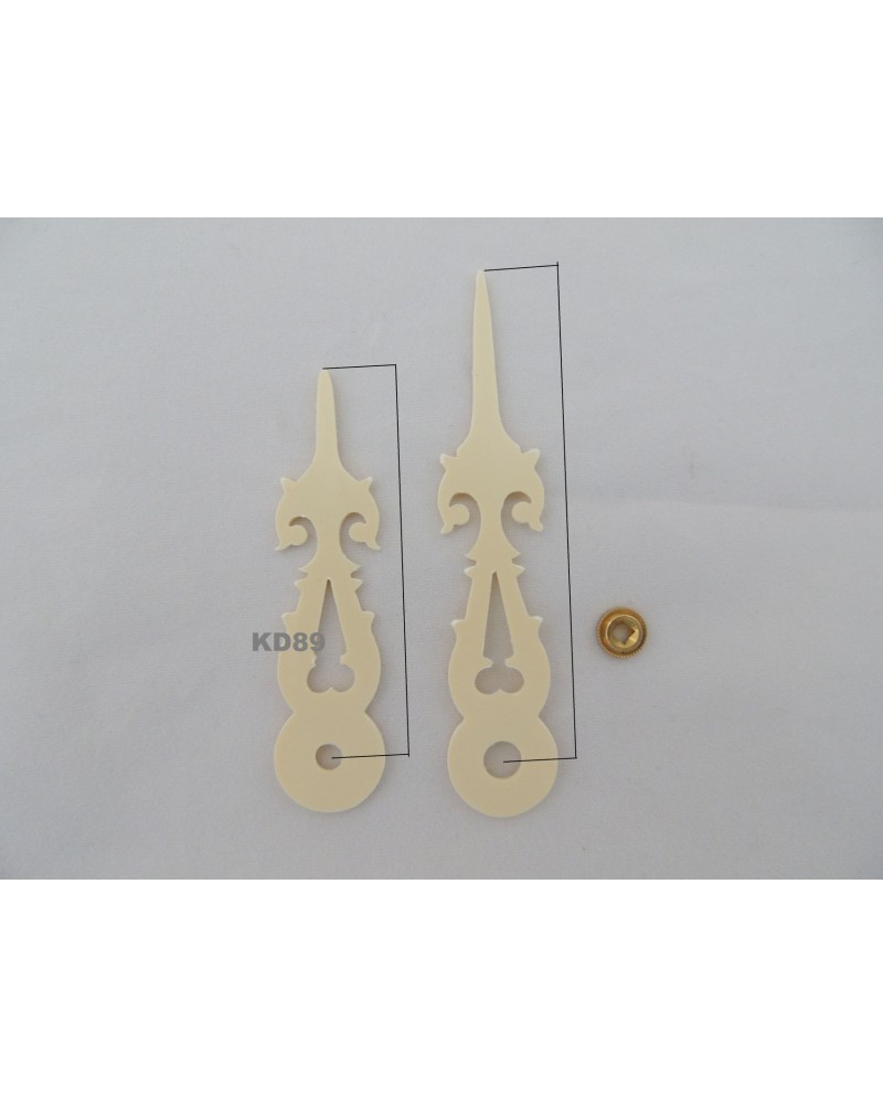 Aiguilles de coucou en plastique jaune – 24 à 86 mm – Fabrication allemande