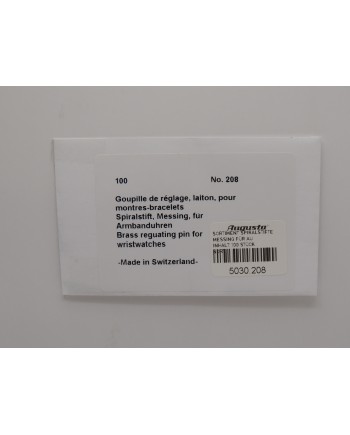 AUGUSTA – Assortiment goupilles spiraux balancier réglage fin