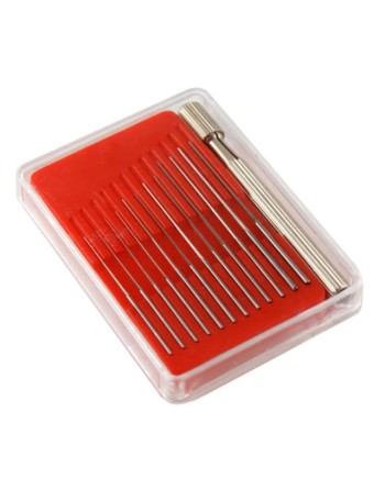 BECO 205511/205512 – Pochette 12 équarrissoirs extra fins Ø0,05–0,55 mm