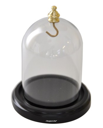 Cloche de présentation pour montre gousset - socle noir