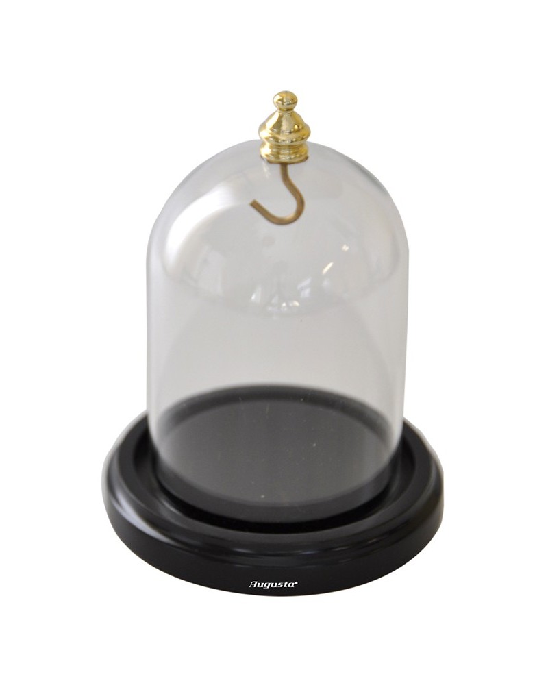 Cloche de présentation pour montre gousset - socle noir