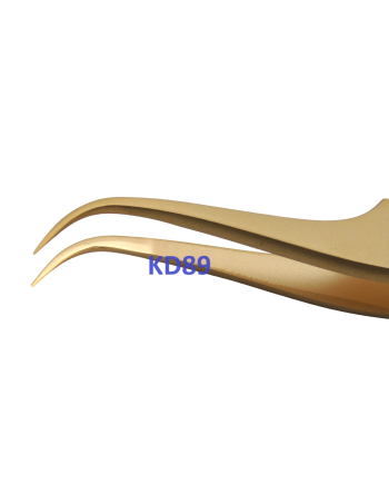 DUMONT 5306-7S-PS – Brucelles d'horloger Forme 7S en laiton à pointes fines courbes – Fabrication suisse