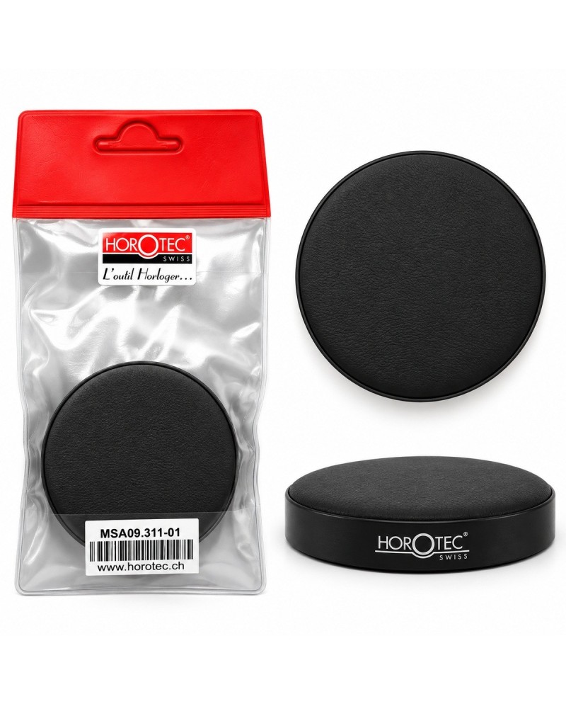 HOROTEC 09.311-01 – Coussin d’emboîtage Ø75 mm aluminium et cuir