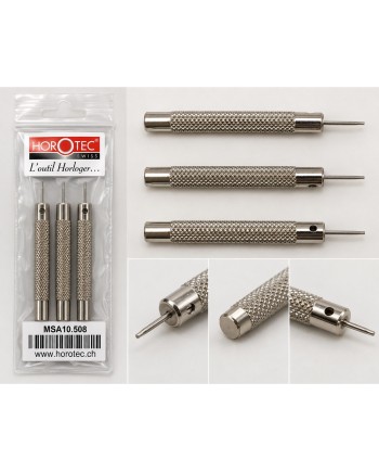 HOROTEC 10.508 / 10.508-XX / 10.509-XX – Outils chasse-goupilles Ø0,60 à 1,00 mm