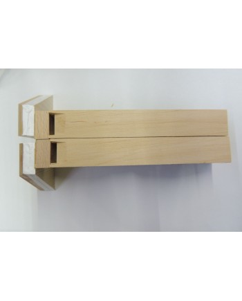 Soufflets de coucou Tout Bois trapézoïdal Sortie Arrière