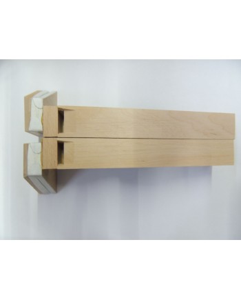 Soufflets de coucou Cuir Tout Bois trapézoïdal Sortie Arrière