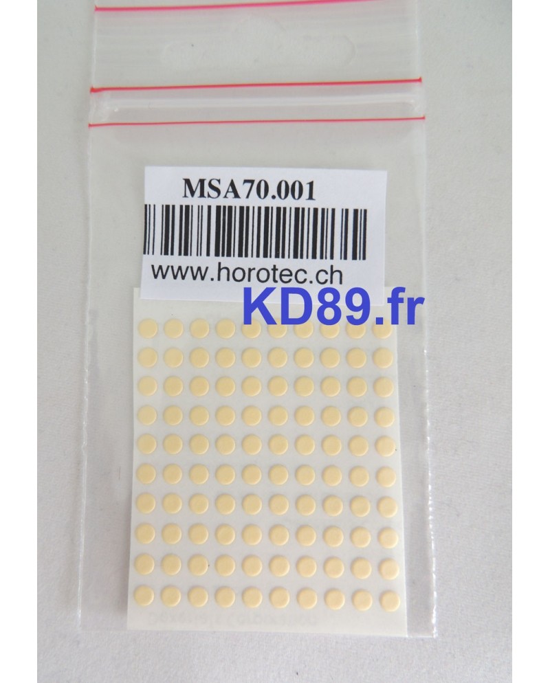 HOROTEC - Autocollant rond Ø 33 pour cadrans montre