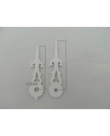 Aiguilles de coucou – Trou carré 4 × 4 mm – Fabrication allemande – Vendues par paire