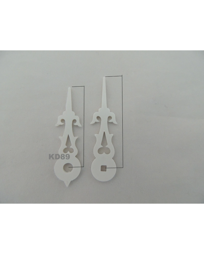 Aiguilles de coucou – Trou carré 4 × 4 mm – Fabrication allemande – Vendues par paire