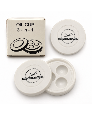 ECO - Huilier 3 compartiments avec couvercle Ø 50 mm