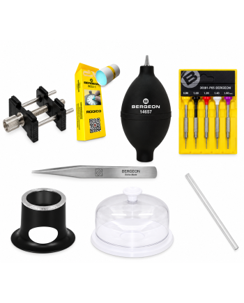 BERGEON 1112 – Kit d'outillage d'horloger – 8 outils Bergeon