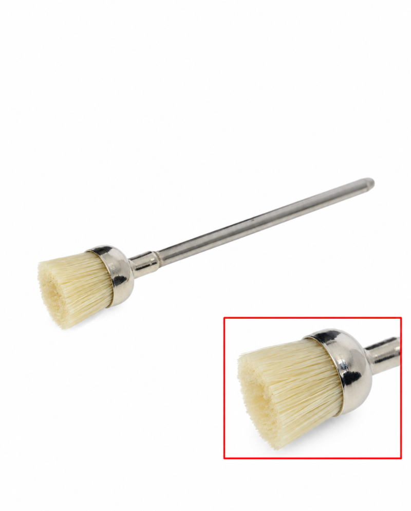 POLIRAPID – Brossette nylon blanche forme coupe
