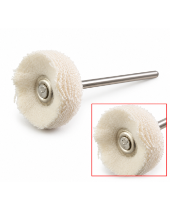 POLIRAPID Ø21 mm – Brossette flanelle polissage précision