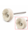 POLIRAPID Ø21 mm – Brossette flanelle polissage précision