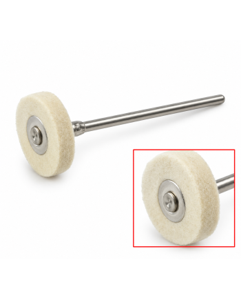 POLIRAPID – Brossette feutre forme roue Ø 17 mm