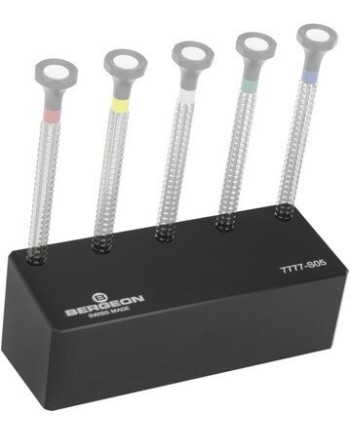 BERGEON 7777-S05 – Support 5 tournevis organisation établi