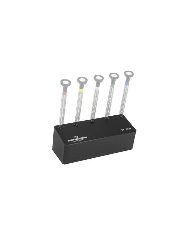 BERGEON 7777-S05 – Support 5 tournevis organisation établi