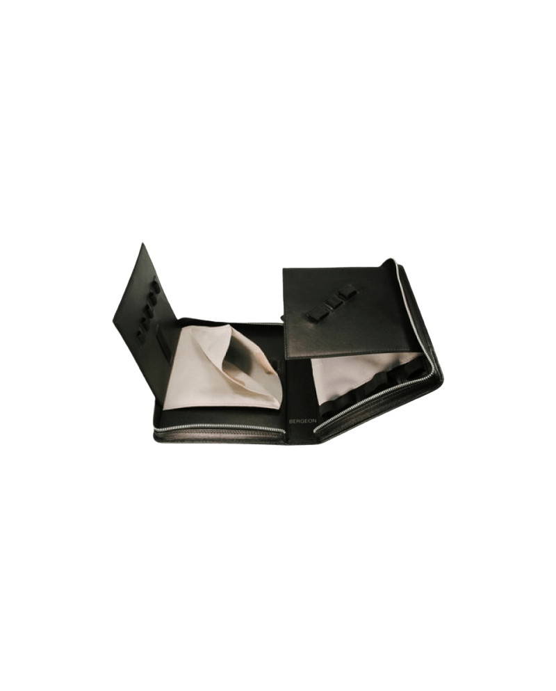 BERGEON 6813 – Trousse cuir rangement outils transport