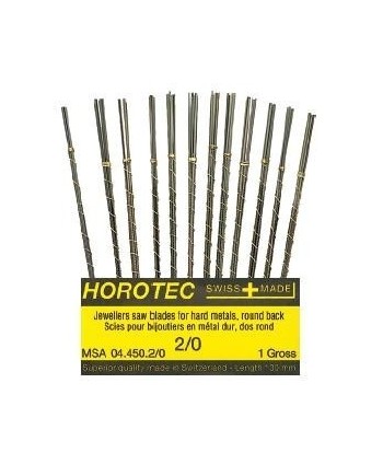 HOROTEC - 12 lames de scie bocfil horlogerie