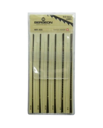 BERGEON 6651 ASS – Assortiment 72 lames scie découpe fine