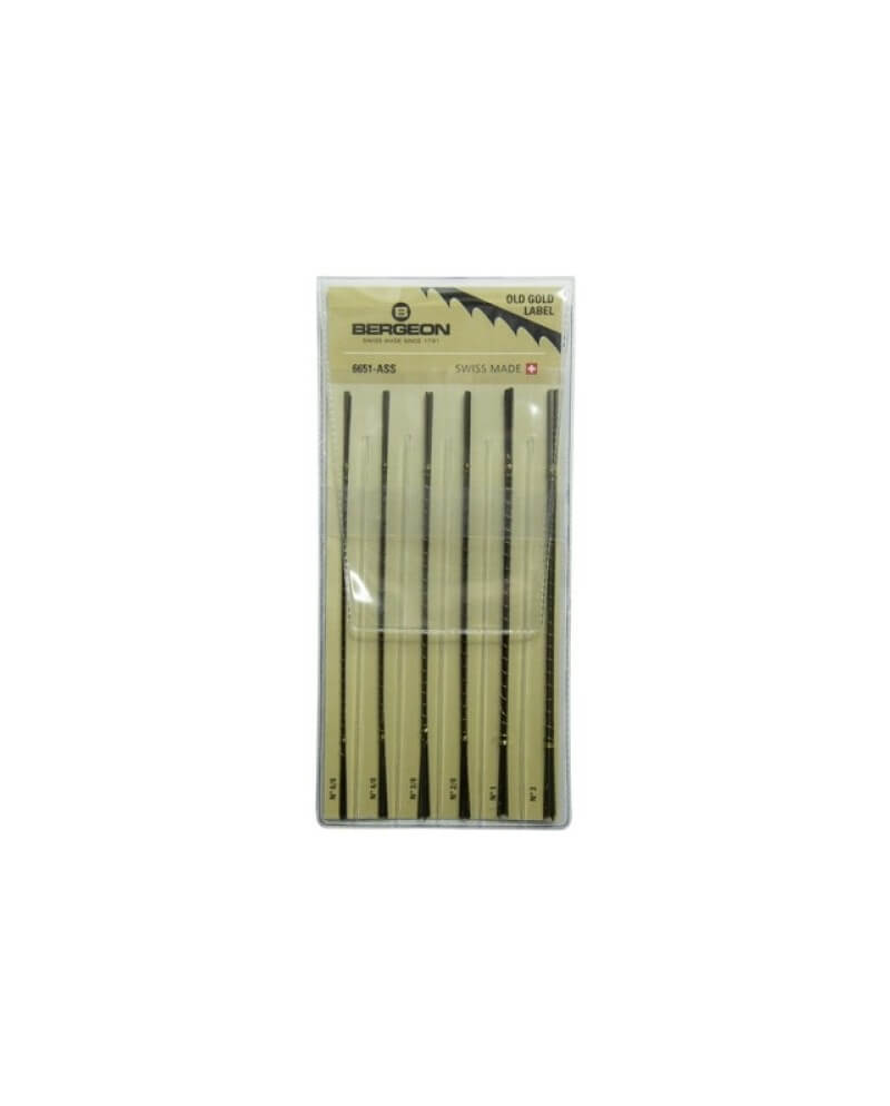 BERGEON 6651 ASS – Assortiment 72 lames scie découpe fine