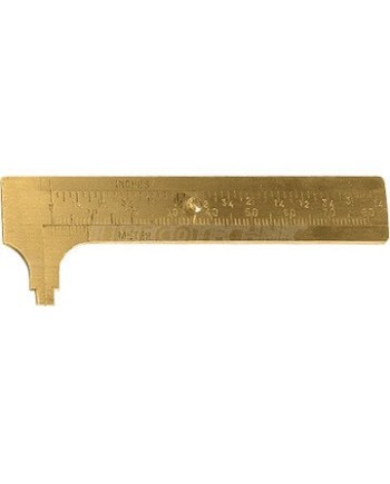BECO TECHNIC 204971 – Pied à coulisse laiton 80 mm mesure précise