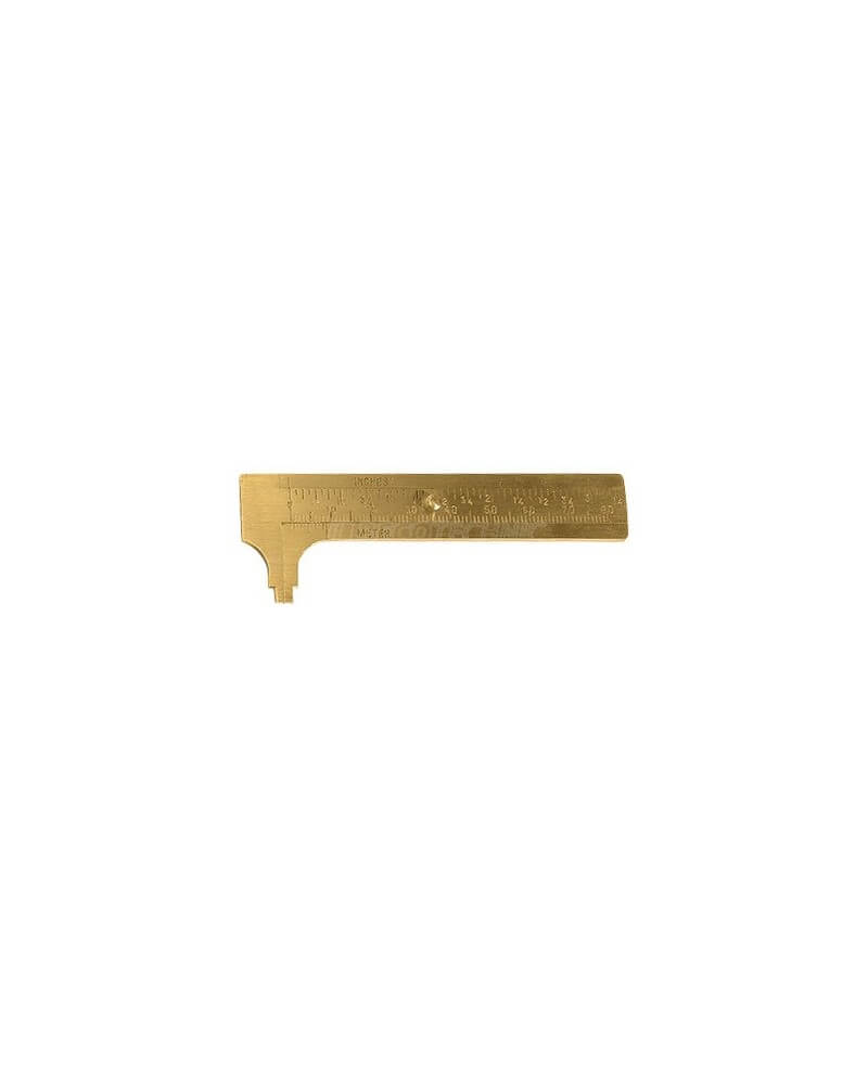 BECO TECHNIC 204971 – Pied à coulisse laiton 80 mm mesure précise