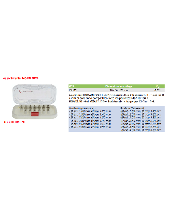 HOROTEC 13.153 - Assortiment Incabloc horlogerie