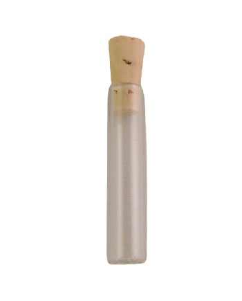 BERGEON – Tube verre bouchon liège stockage pièces