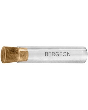 BERGEON – Tube verre bouchon liège stockage pièces