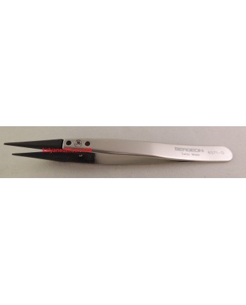 BERGEON 6571 CFR-3C – Brucelles fibre carbone précision
