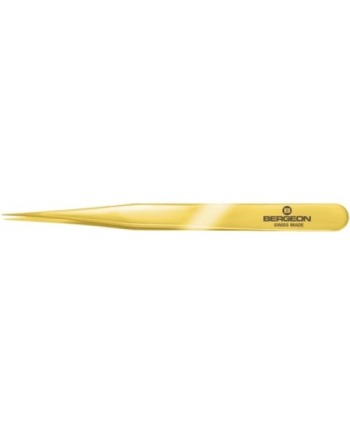BERGEON 7422 PM AM – Brucelles laiton 130 mm pointes polies