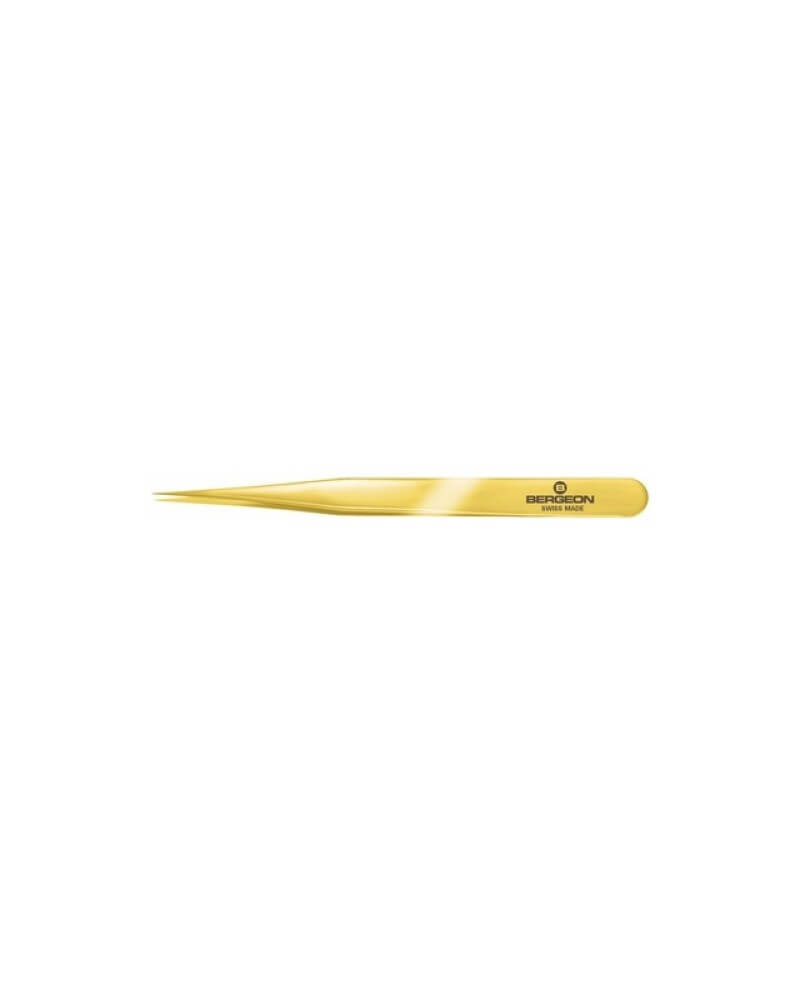 BERGEON 7422 PM AM – Brucelles laiton 130 mm pointes polies