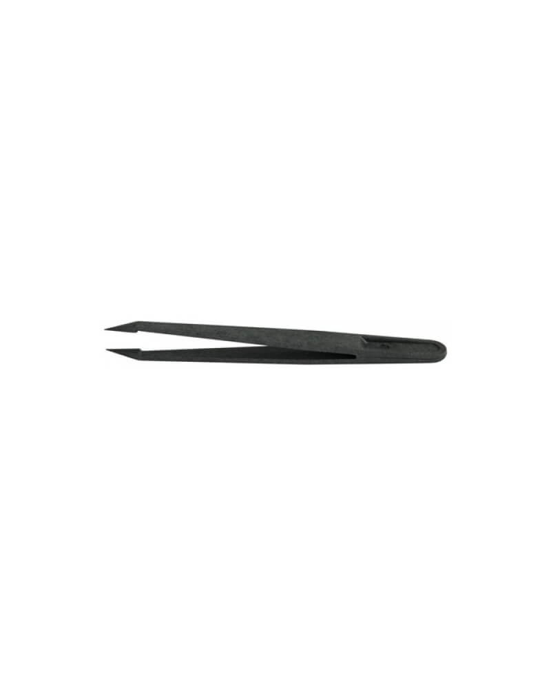 BERGEON 6751 – Brucelles ESD carbone 115 mm précision