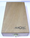 HOROTEC 12.381 - Coffret bois 4 brucelles inox