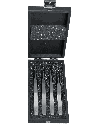 HOROTEC 12.388 - Coffret bois 4 brucelles 904L
