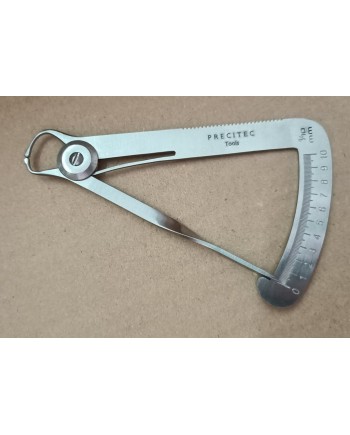 HOROTEC 15.251 - Calibre aux pierres acier 0 à 10 mm