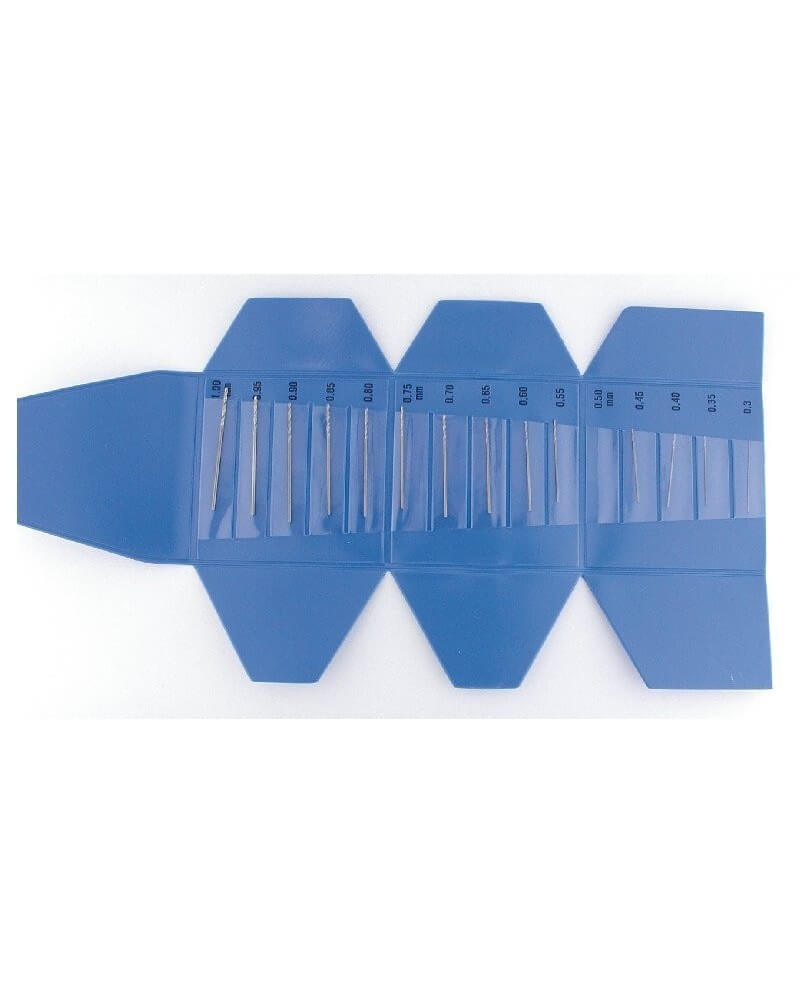 AUGUSTA – Assortiment forets hélicoïdaux 0,30–1,00 mm