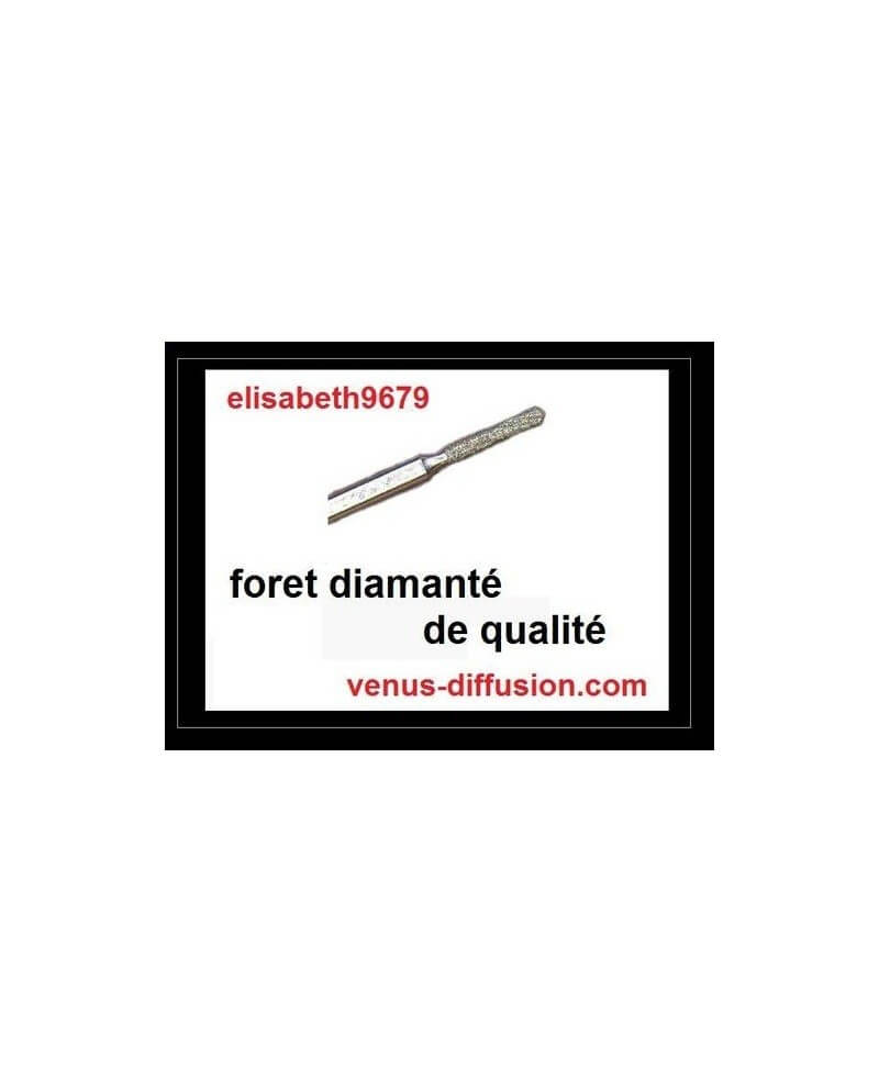 Forêt diamanté de précision pour perçage propre et minutieux
