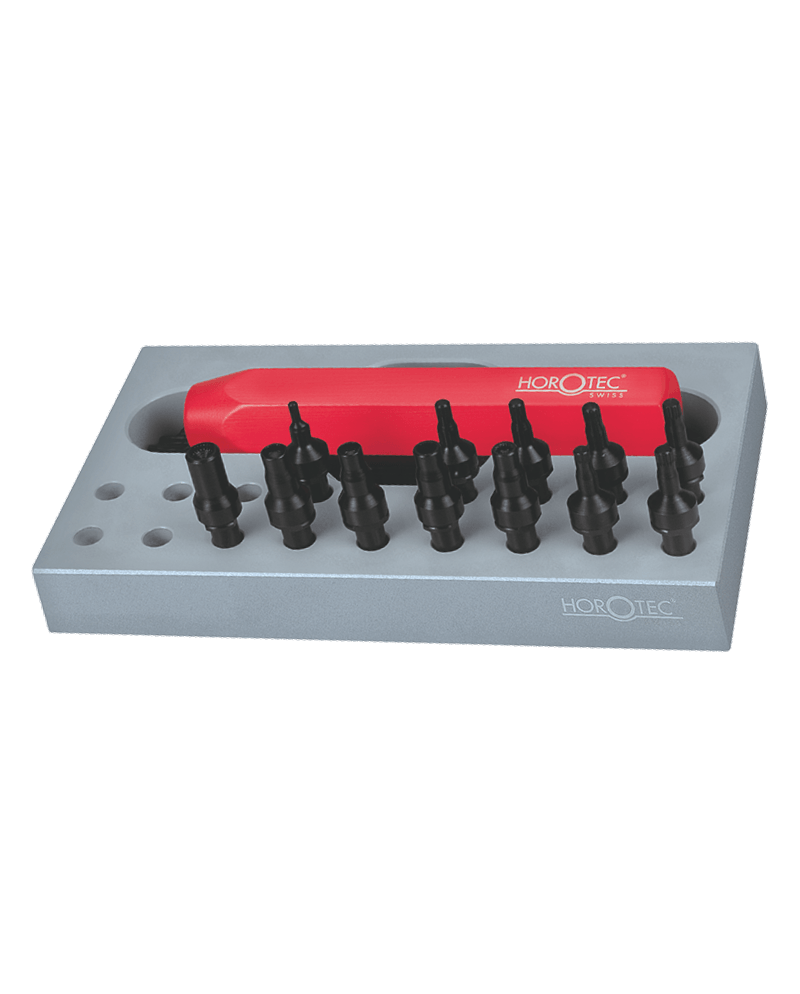 HOROTEC 03.622 - Outil poussoirs tubes vissés 13 embouts