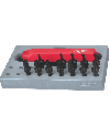 HOROTEC 03.622 - Outil poussoirs tubes vissés 13 embouts