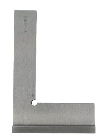 AUGUSTA – Équerre acier 75x50 mm contrôle équerrage