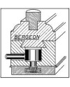 BERGEON 2021 / 2021-DM – Étau établi amovible demi-lune acier