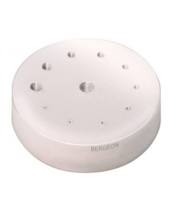 BERGEON 30110 / 30110-D - Plaque à trous Ø 35 mm en acier inox ou Delrin