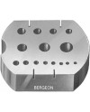 BERGEON 30205 – Enclume acier 15 trous 4 fentes précision