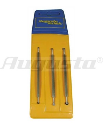 AUGUSTA – Assortiment 3 fraises roulettes acier trempé usinage fin