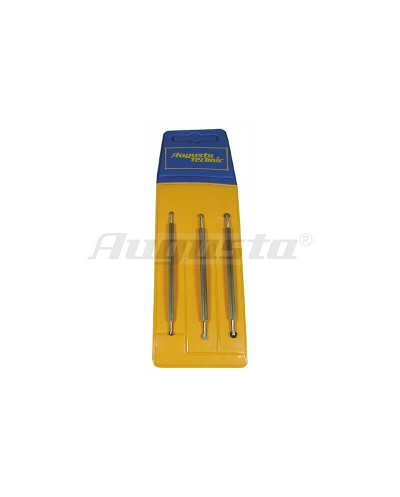 AUGUSTA – Assortiment 3 fraises roulettes acier trempé usinage fin