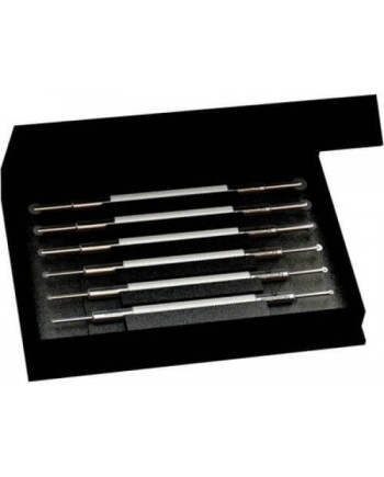 BERGEON 1895 AC6 – Assortiment 6 fraises roulettes acier
