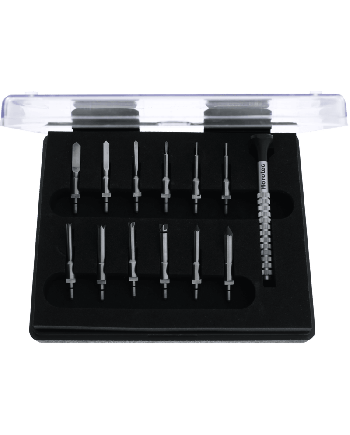 HOROTEC 22.577 - Coffret fraises ébavurer acier trempé