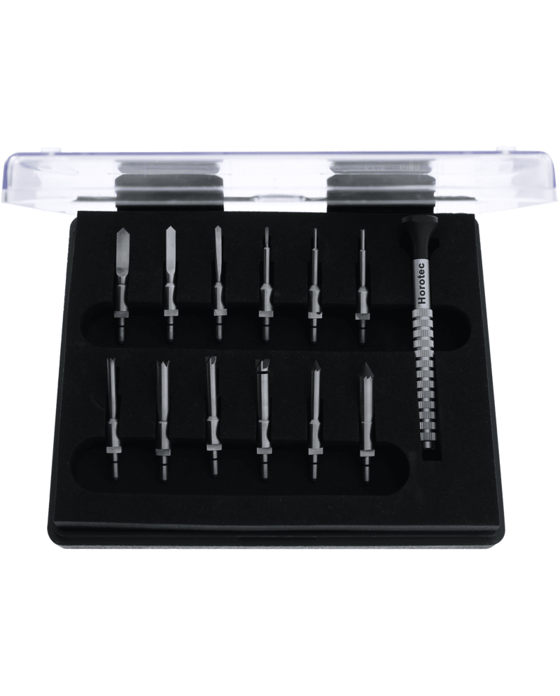 HOROTEC 22.577 - Coffret fraises ébavurer acier trempé